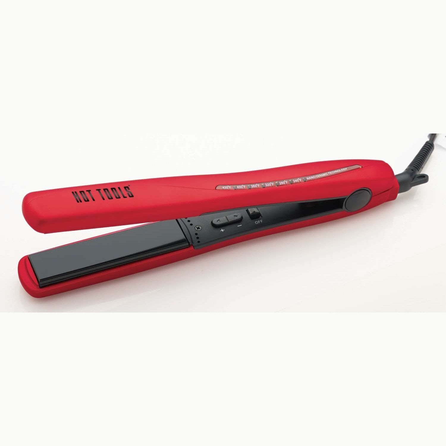 Hot Tools Salon Flat Iron Red 1 Hot Tools Salon Flat Iron Red 1