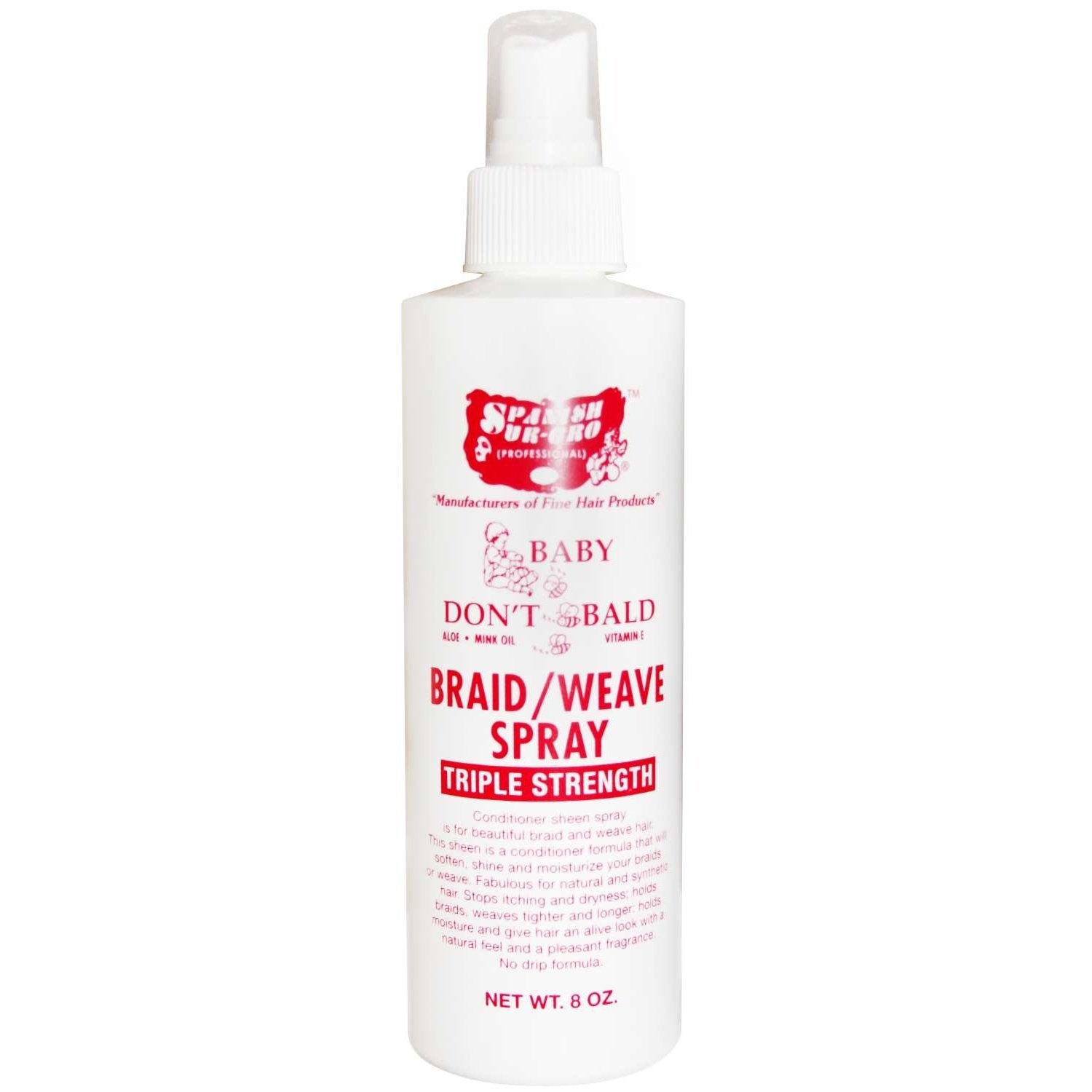 Baby Dont Bee Bald Triple Strenth Spray Baby Dont Bee Bald Triple Strenth Spray