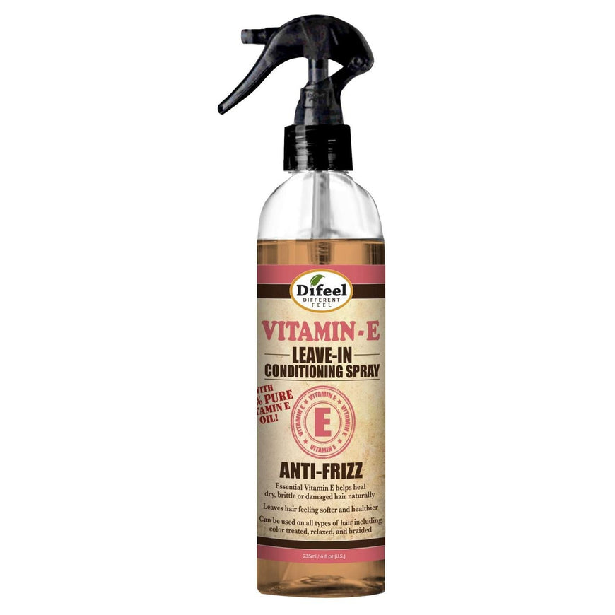 Difeel Leave In Spray Anti-Frizz Vitamin E 6 Oz
